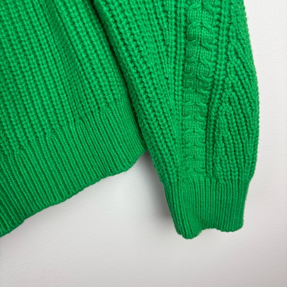 Sezane Darius Organic Cotton and Wool Long-Sleeved Jumper Sweater - Picture 12 of 12